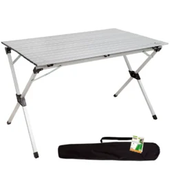 Aktive 110x70x70 Cm Aluminium Folding Table