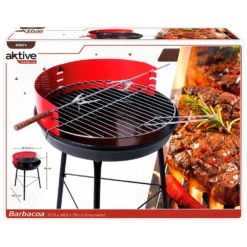 Aktive Charcoal BBQ 42 Cm -Prim Camping Shop aktive charcoal bbq 42 cm 3