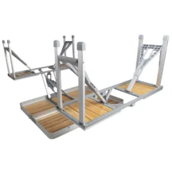 Bo-Camp Bamboo Folding Picnic Table Set -Prim Camping Shop bo camp bamboo folding picnic table set 6