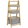 Bo-Camp Bayswater Bamboo Folding Cabinet With Baskets -Prim Camping Shop bo camp bayswater bamboo folding cabinet with baskets