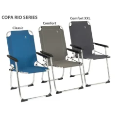 Bo-Camp Copa Rio Comfort Ocean Folding Camping Chair 2XL -Prim Camping Shop bo camp copa rio comfort ocean folding camping chair 2xl 5