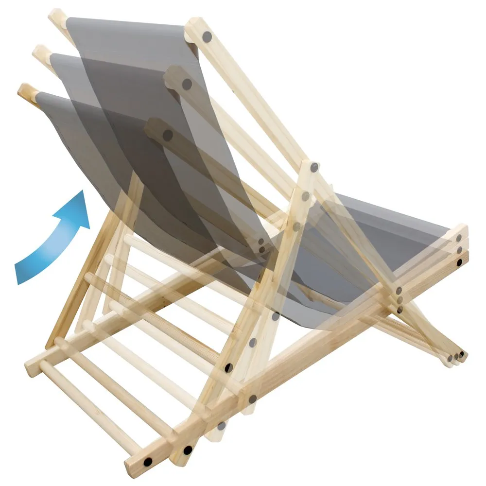 Folding Lounger 3 Reclining Positions 5 Folding Lounger 3 Reclining Positions - Image 3