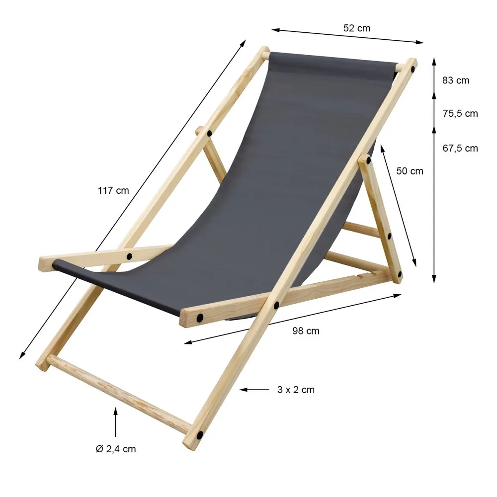 Folding Lounger 3 Reclining Positions 9 Folding Lounger 3 Reclining Positions - Image 7
