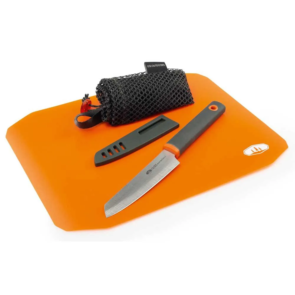 GSI Outdoors Rollup Cutting Board & Knife Set 3 GSI Outdoors Rollup Cutting Board & Knife Set
