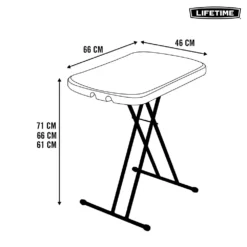 Lifetime Personal Table 66x46x61-66-71 Cm UV100 -Prim Camping Shop lifetime personal table 66x46x61 66 71 cm uv100 7