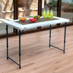 Lifetime Ultra-Resistant Folding Table 122x61x56-91.5 Cm UV100 -Prim Camping Shop lifetime ultra resistant folding table 122x61x56 91.5 cm uv100 6