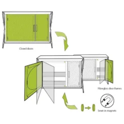Outwell Camrose Wardrobe -Prim Camping Shop outwell camrose wardrobe 5