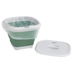 Outwell Collapsible Square Bucket&Lid -Prim Camping Shop outwell collapsible square bucket lid 2