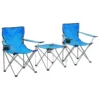 VIDAXL Camping Table Chair Set 3 Units -Prim Camping Shop vidaxl camping table chair set 3 units