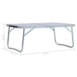 VIDAXL Folding Camping Table 60X40Cm -Prim Camping Shop vidaxl folding camping table 60x40cm 3